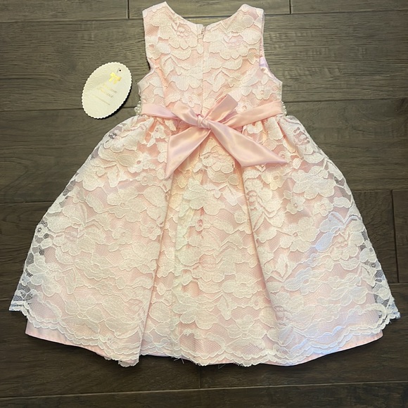 American Princess lace and jeweled formal wedding easter dress size 4 NWT - Picture 6 of 6